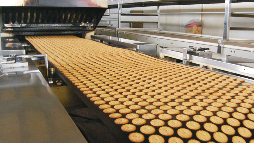 Plena automatic Mollis & Ferreus Biscuit Productio Linea